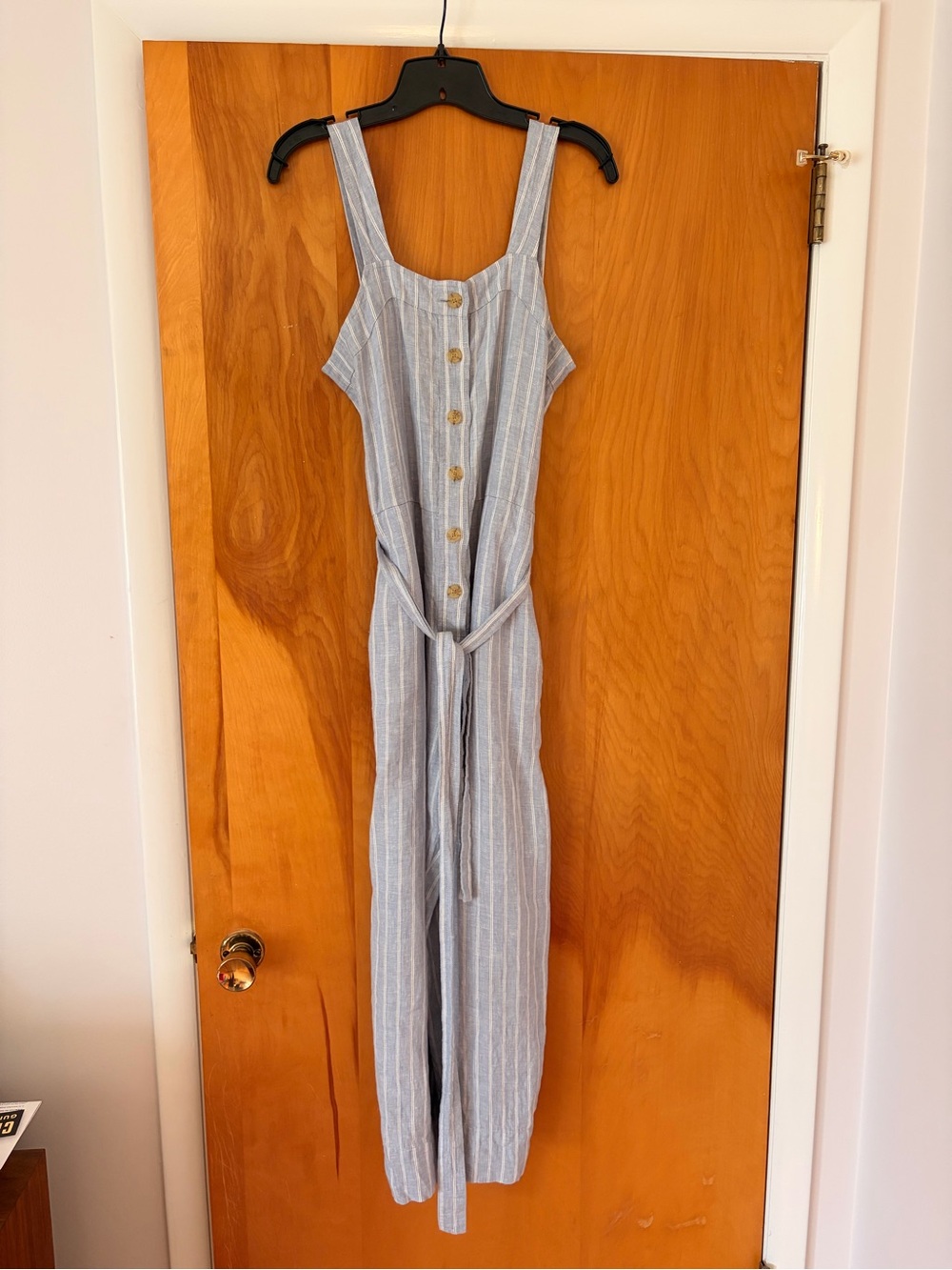 Everlane Linen Tie-Waist Jumpsuit - Picture 4 of 8